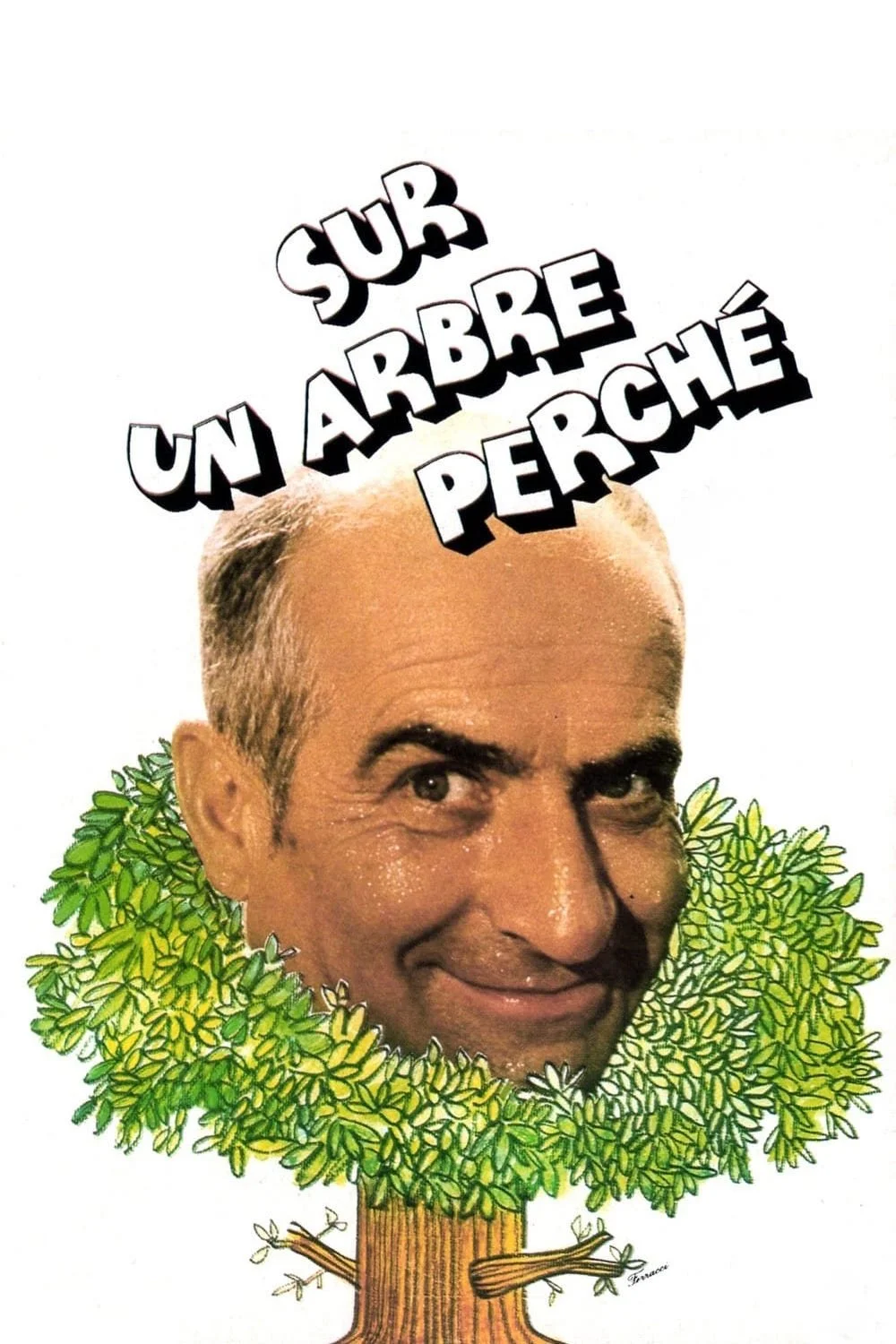 جالس على شجرة