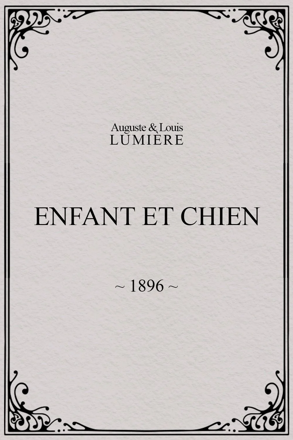 Enfant et chien