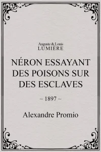 Néron essayant des poisons sur des esclaves