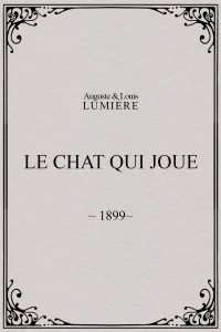 Le chat qui joue