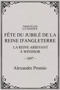 Fête du jubilé de la reine d'Angleterre : la reine arrivant à Windsor