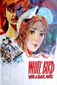 L'oiseau blanc marqué de noir