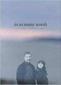 In So Many Words