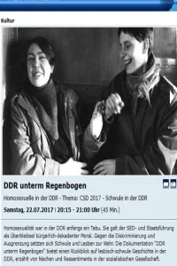 در برابر رنگین کمان در DDR