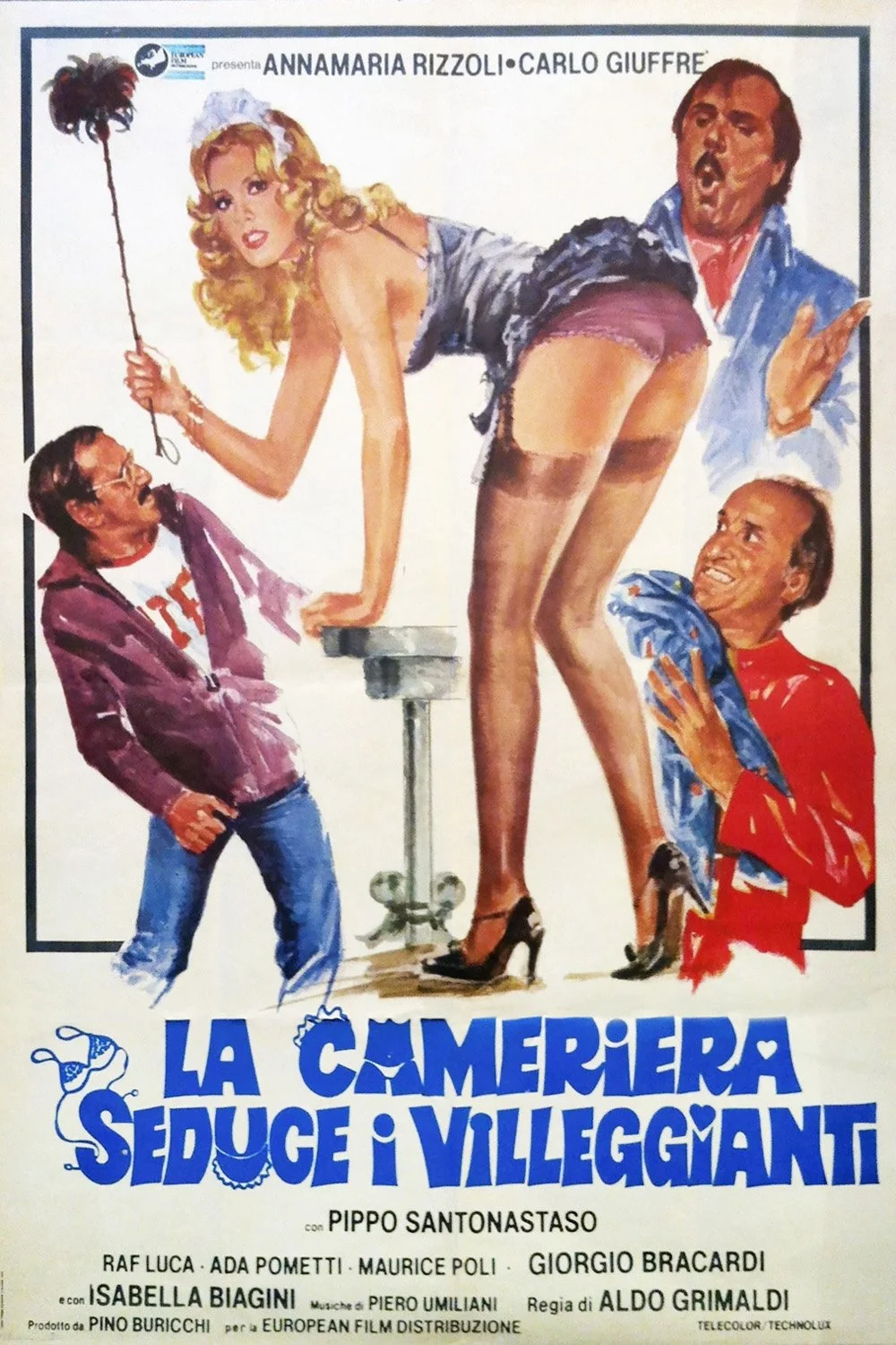 La camarera viola a los turistas