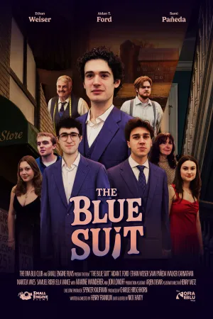 س suit آبی