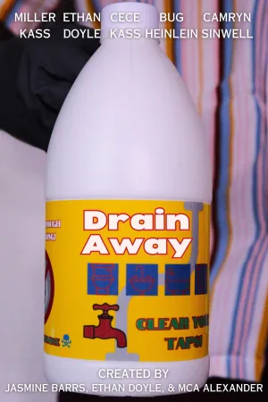 drains away