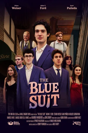 س suit آبی