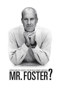 وزن ساختمان شما چقدر است، آقای فاستر؟