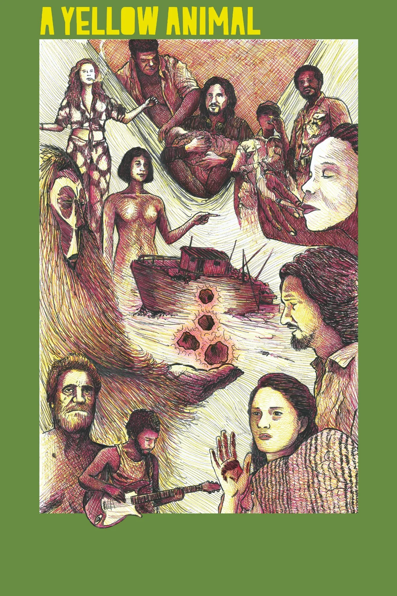 یک حیوان زرد