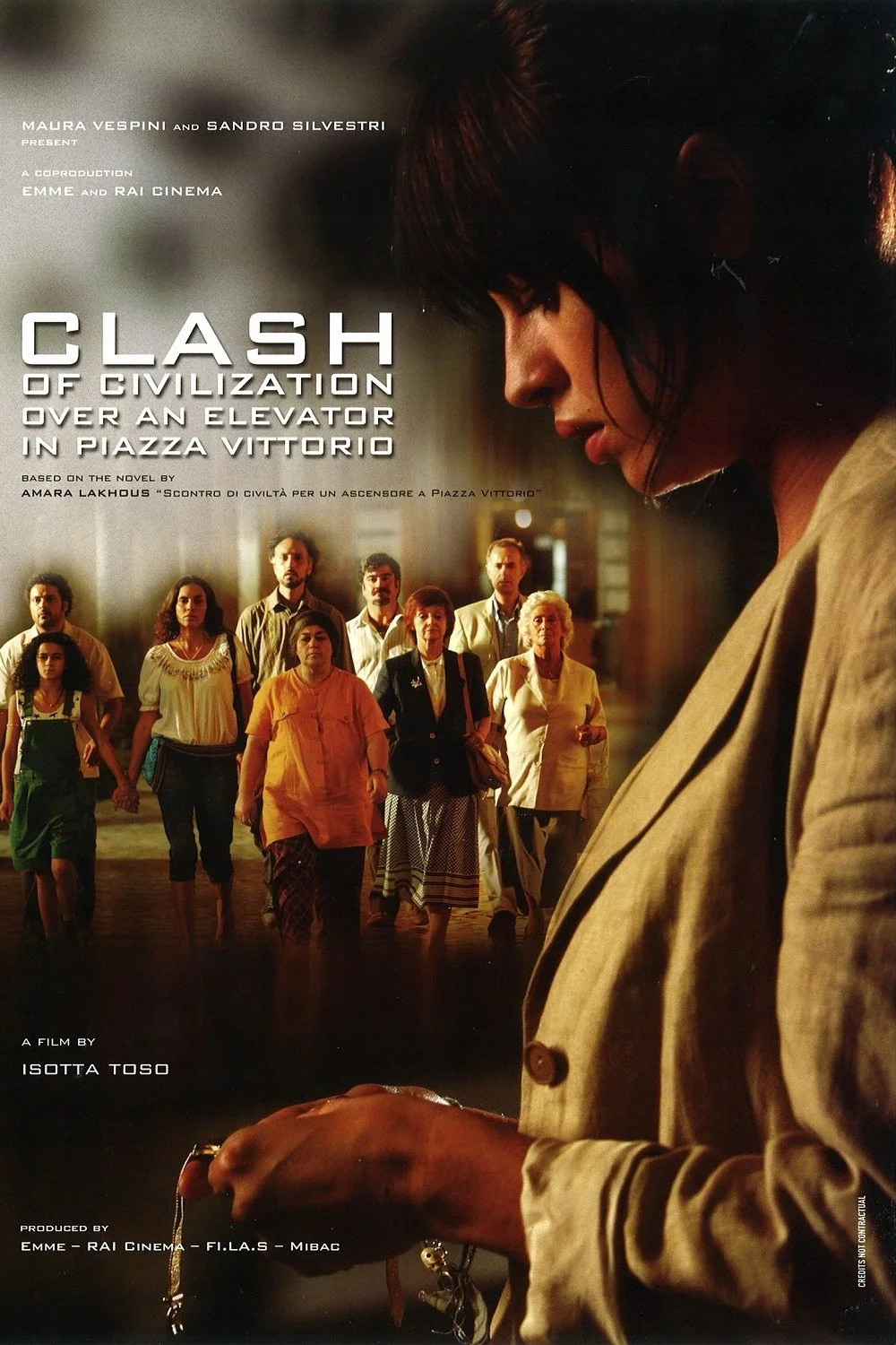 برخورد تمدن‌ها بر سکوی آسانسور در میدان ویتوریو