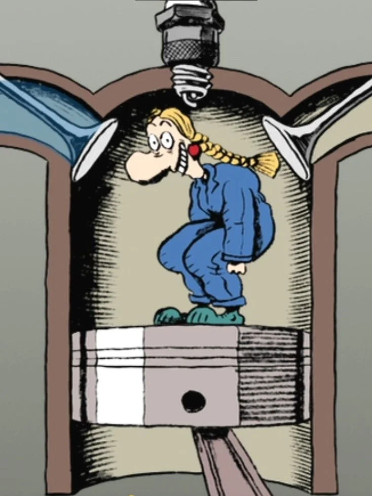 لطفا علم کنید! موتور درون سوز