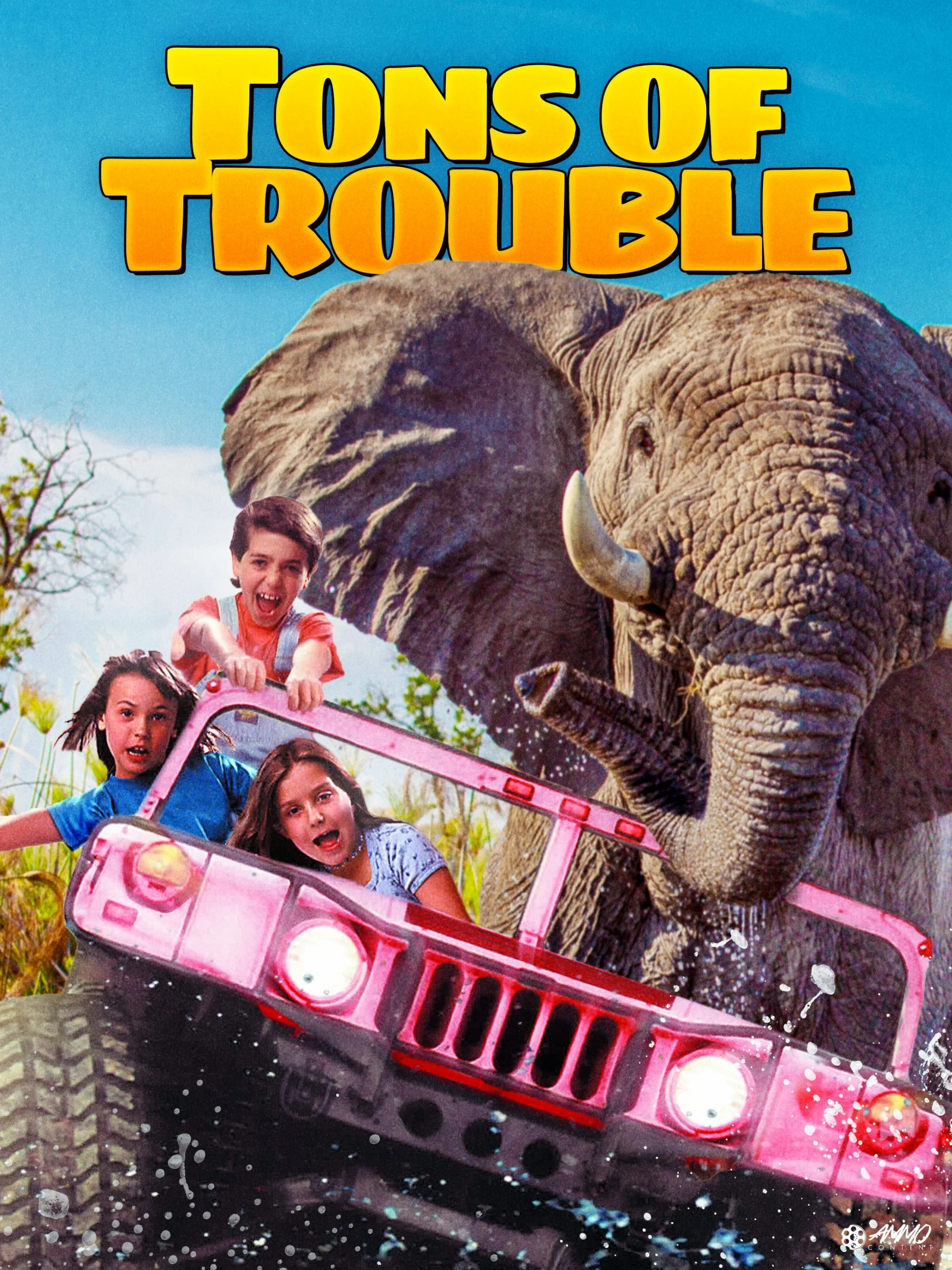 فیل آفریقایی میمونو به زندگی چهار فرزند باورنکرده می رود و همه چیز به آشوبی بدل می شود