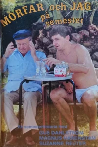 Morfar och jag på semester